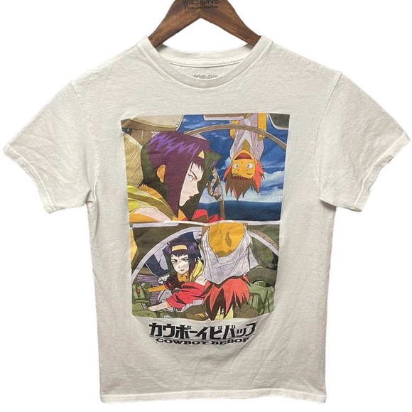 Sunrise Other - Cowboy Bebop anime movie show scene character graphic short sleeve tv T-shirt
